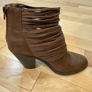 Fergalicious Brown Western Bootie